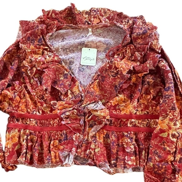 Free People | Ruffle Blouse NWT - Picture 4 of 10